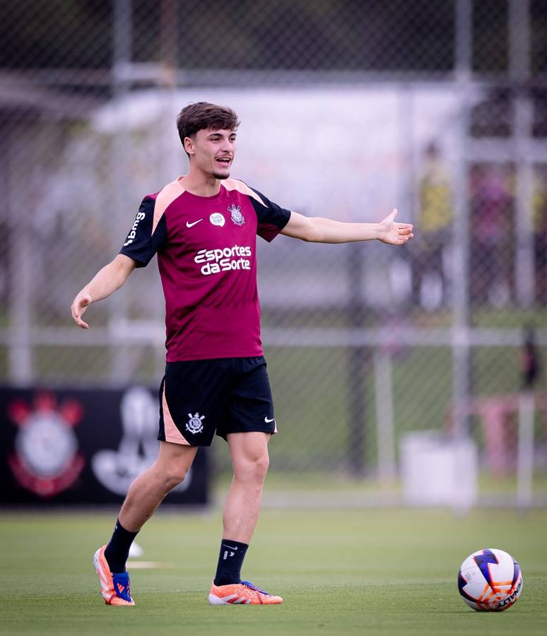 Breno Bidon em treino do Corinthians - foto José Manoel Idalgo/Agência Corinthians