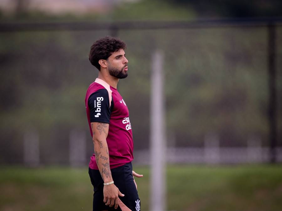 Yuri Alberto em treino do Corinthians - Foto Rodrigo Coca/Agência Corinthians